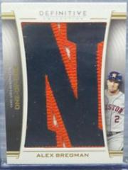 Alex Bregman #DNC-AB2 Baseball Cards 2023 Topps Definitive Nameplate Collection Prices