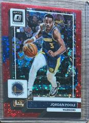 Jordan Poole [Fast Break Red] #100 Basketball Cards 2022 Panini Donruss Optic Prices