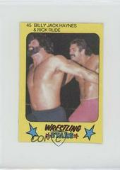 Billy Jack Haynes, Rick Rude Wrestling Cards 1986 Monty Gum Wrestling Stars Prices