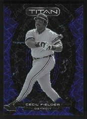 Cecil Fielder [Blue Velocity] #19 Baseball Cards 2023 Panini Chronicles Titan Prices