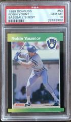 Robin Yount #53 Baseball Cards 1989 Donruss Baseball's Best Prices