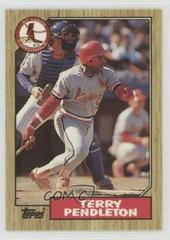 Terry Pendleton #8 Baseball Cards 1987 Topps Tiffany Prices