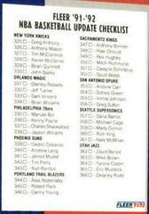 Checklist #400 Basketball Cards 1991 Fleer Prices