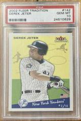 Derek Jeter #142 Baseball Cards 2002 Fleer Tradition Prices