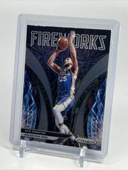 Ben Simmons Basketball Cards 2021 Panini Prizm Fireworks Prices