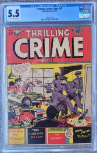 Thrilling Crime Cases #47 (1952) Comic Books Thrilling Crime Cases