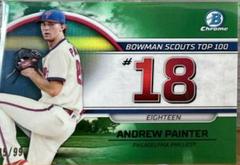 Andrew Painter [Green] #BTP-18 Baseball Cards 2023 Bowman Scouts Top 100 Prices