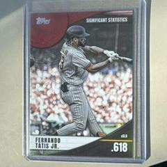 Fernando Tatis Jr. [Autograph] #SS-10 Baseball Cards 2022 Topps Significant Statistics Prices