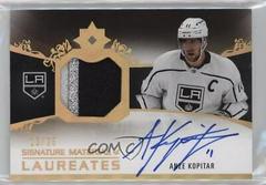 Anze Kopitar #SML-AK Hockey Cards 2021 Ultimate Collection Signature Material Laureates Prices