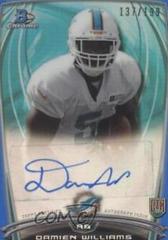 Damien Williams #DW Football Cards 2014 Bowman Chrome Rookie Refractor Autographs Prices