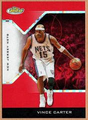 Vince Carter [Red Refractor] Basketball Cards 2004 Finest Prices