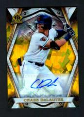 Chase DeLauter [Autograph Gold Atomic] #BI-13 Baseball Cards 2022 Bowman Draft Invicta Prices