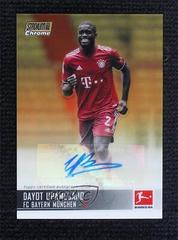 Dayot Upamecano [Gold Prism Refractor] Soccer Cards 2021 Stadium Club Chrome Bundesliga Autographs Prices