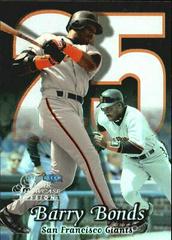 Barry Bonds [Row 2] Baseball Cards 1999 Flair Showcase Prices