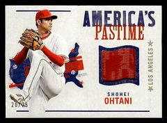 Shohei Ohtani [Gold] Baseball Cards 2022 Panini Chronicles America's Pastime Swatches Prices
