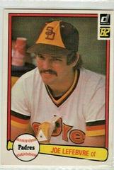 Joe LeFebvre #373 Baseball Cards 1982 Donruss Prices