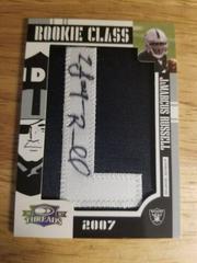 JaMarcus Russell [Letter Patch Autograph] Football Cards 2007 Panini Donruss Threads Prices