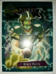 Brett Favre [Refractor w/ Coating] #56 Football Cards 1995 Topps Finest Prices