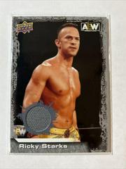 Ricky Starks [Mat Relic] Wrestling Cards 2022 Upper Deck AEW Prices