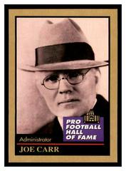 Joe Carr #25 Football Cards 1991 Enor Pro HOF Prices