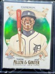 Daz Cameron [Green Refractor] Baseball Cards 2021 Topps Allen & Ginter Chrome Prices