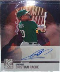Cristian Pache #SS-CP Baseball Cards 2022 Panini Capstone Summit Signatures Prices