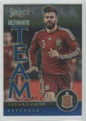 Gerard Pique [Blue Prizm] Soccer Cards 2015 Panini Select Ultimate Team Prices