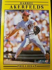 Darrel Akerfelds #386 Baseball Cards 1991 Fleer Prices
