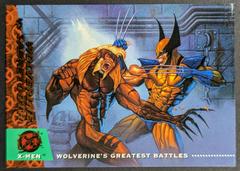 Wolverine vs. Sabretooth Marvel 1994 Ultra X-Men Prices
