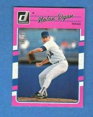 Nolan Ryan [Pink Border] #185 Baseball Cards 2017 Panini Donruss Prices