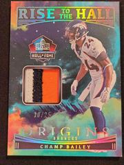 Champ Bailey [Turquoise] #RTH-CBA Football Cards 2022 Panini Origins Rise to the Hall Prices