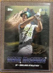 Mark McGwire [Prussian Blue] #PK-1 Baseball Cards 2023 Topps X Bob Ross The Joy Of Peaks of Power Prices