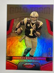 Cam Newton [Mirror Red] #8 Football Cards 2016 Panini Certified Gold Team Prices