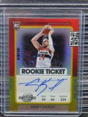Corey Kispert [Variation Autograph Gold] Basketball Cards 2021 Panini Contenders Optic Prices