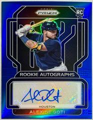 Alex De Goti [Blue Prizm] #RA-AD Baseball Cards 2022 Panini Prizm Rookie Autographs Prices