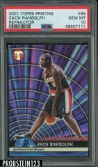 Zach Randolph [Refractor] #89 Basketball Cards 2001 Topps Pristine Prices