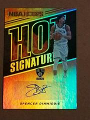Spencer Dinwiddie Basketball Cards 2018 Panini Hoops Hot Signatures Prices