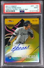 Yoan Moncada [Gold Refractor] #FA-YM Baseball Cards 2017 Topps Finest Autographs Prices
