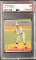 Al Simmons #35 Baseball Cards 1933 Goudey Prices