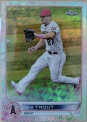 Mike Trout Baseball Cards 2022 Topps Chrome Logofractor Prices