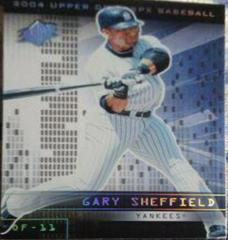 Gary Sheffield #27 Baseball Cards 2004 Spx Prices