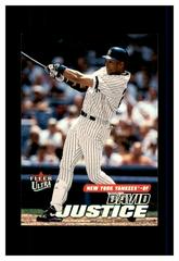 David Justice Baseball Cards 2001 Ultra Prices