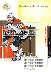 Jeremy Roenick #65 Hockey Cards 2004 SP Authentic Prices