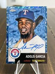 Adolis Garcia [Toile Cream Blue] #CPA-AG Baseball Cards 2022 Topps Chrome Platinum Anniversary Autographs Prices