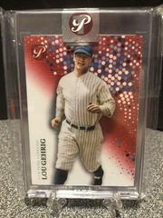 Lou Gehrig [Encased Red] #87 Baseball Cards 2022 Topps Pristine Prices