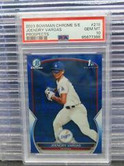 Joendry Vargas #BCP-218 Baseball Cards 2023 Bowman Chrome Prospects Sapphire Prices