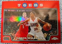 Louis Williams [Red Refractor] Basketball Cards 2008 Topps Chrome Prices