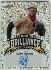 Leody Taveras #FB-LT1 Baseball Cards 2020 Leaf Flash of Brilliance Autographs Prices