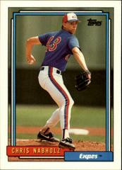 Chris Nabholz #32 Baseball Cards 1992 Topps Prices