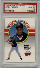 Kirby Puckett #7 Baseball Cards 1990 Fleer All Stars Prices